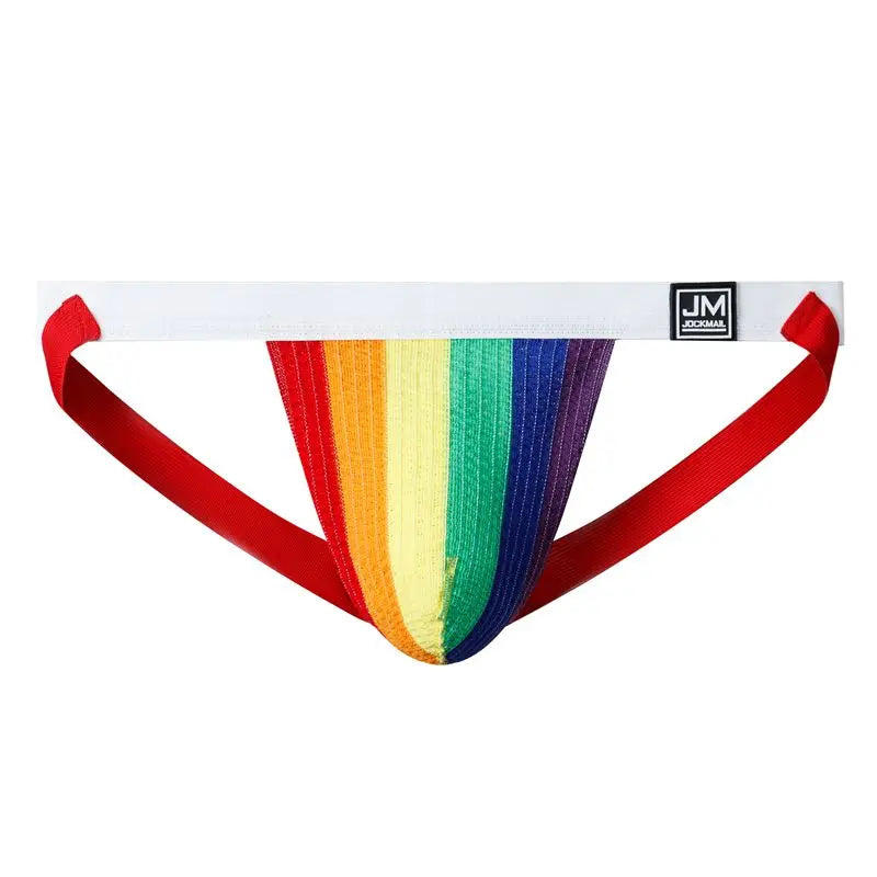JOCKMAIL Men's Underwear Jockstrap Athletic Supporters, Low Rise Stretch Performance Jock Strap Sexy men underwear gay underwear