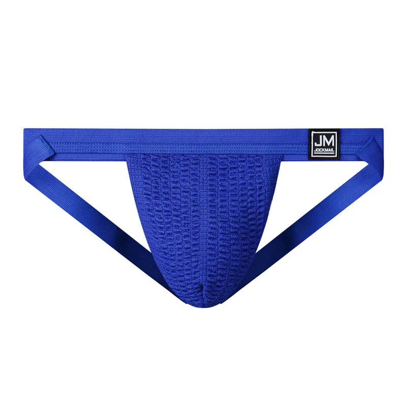 JOCKMAIL Men's Underwear Jockstrap Athletic Supporters, Low Rise Stretch Performance Jock Strap Sexy men underwear gay underwear