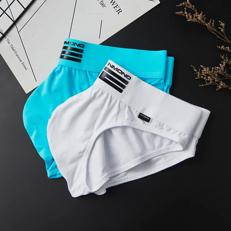 3pcs/lot Men's Brief's cotton low-rise