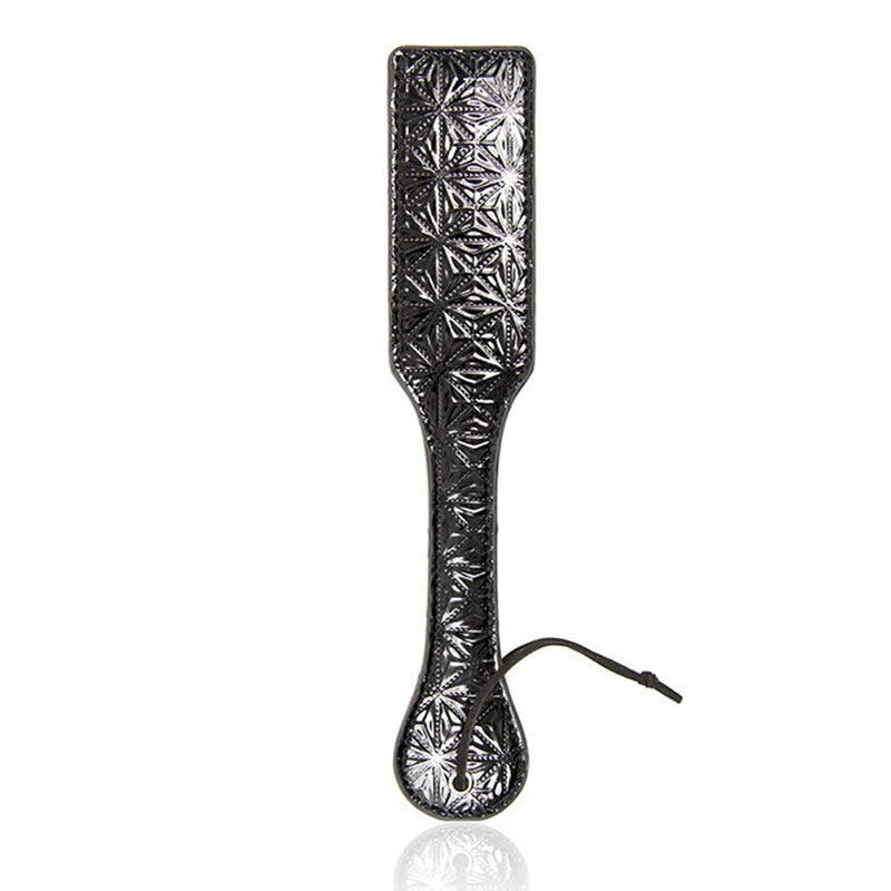 Diamond Pattern Flog Spank Paddle Horse Whip Beat Submissive for Horse Training Crop Leather Spanking Paddle