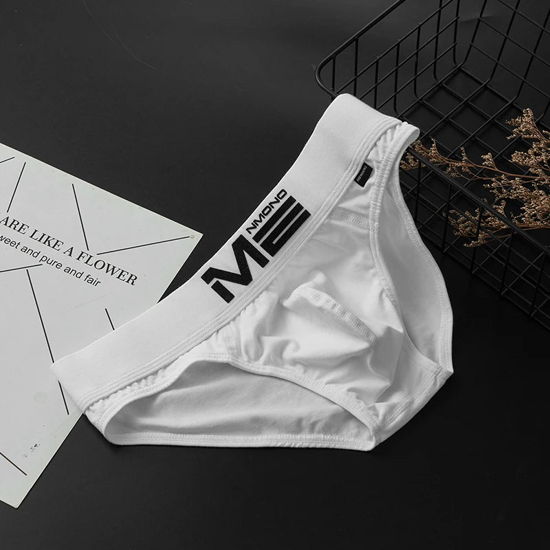 3pcs/lot Men's Brief's cotton low-rise