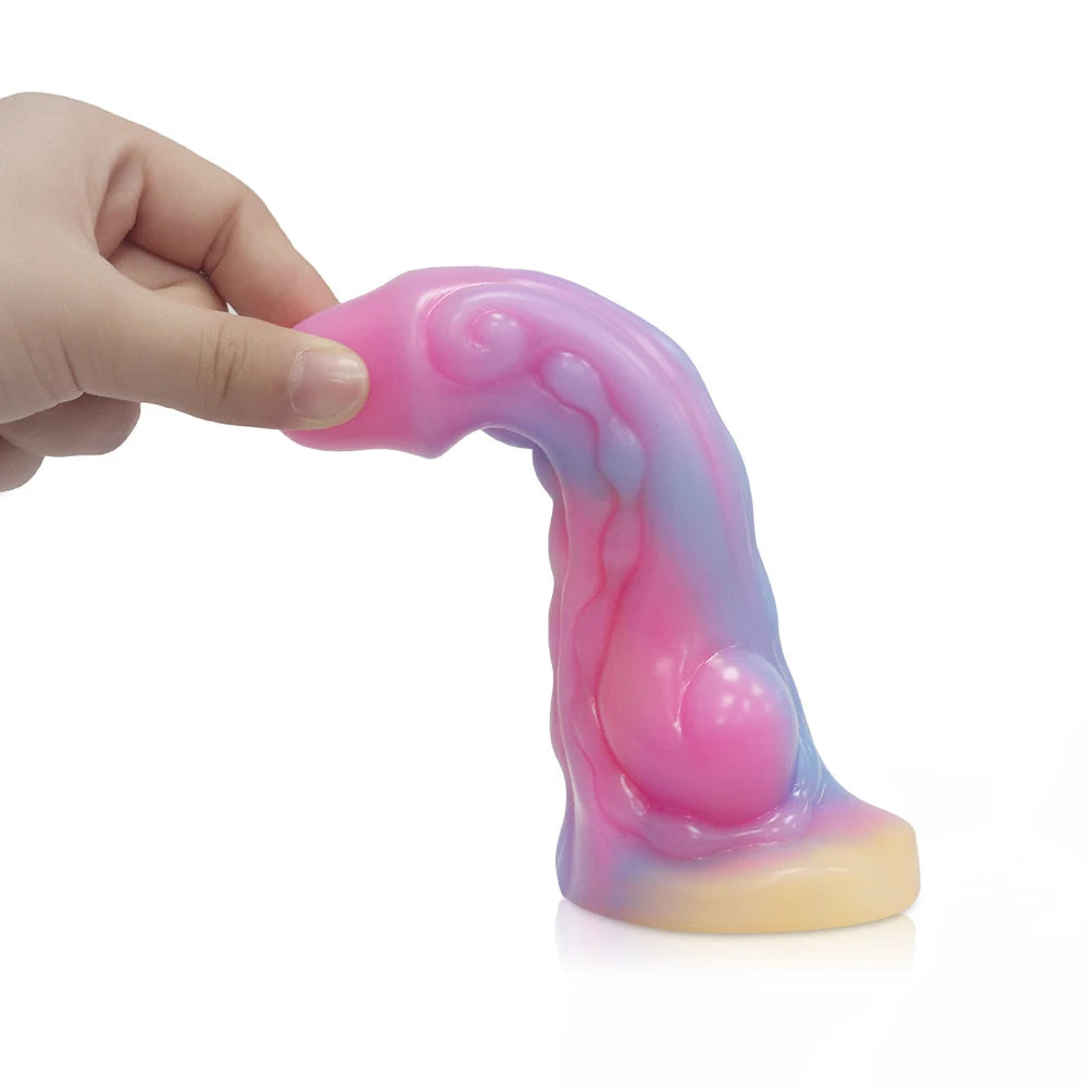 Silicone Realistic Dildo Luminous Monster Dildo Prostate Massager Big Butt Plug Anal Dildo Strong Sucker Anal Sex Toys For Women