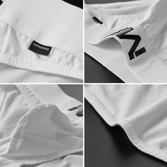 3pcs/lot Men's Brief's cotton low-rise